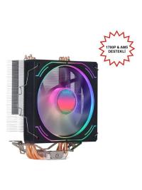 FRISBY FCL-F1334C INTEL 1366/115X/1200/1700-AMD AM2/AM2+/AM3/AM4/AM5 CPU FANI